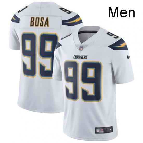 Men Nike Los Angeles Chargers 99 Joey Bosa White Vapor Untouchable Limited Player NFL Jersey